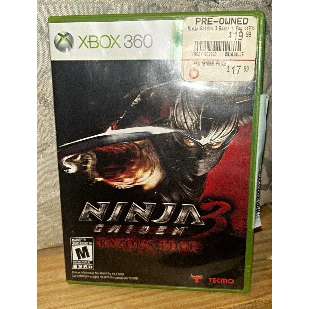 Ninja Gaiden 3: Razor’s Edge (Xbox 360) (CIB)